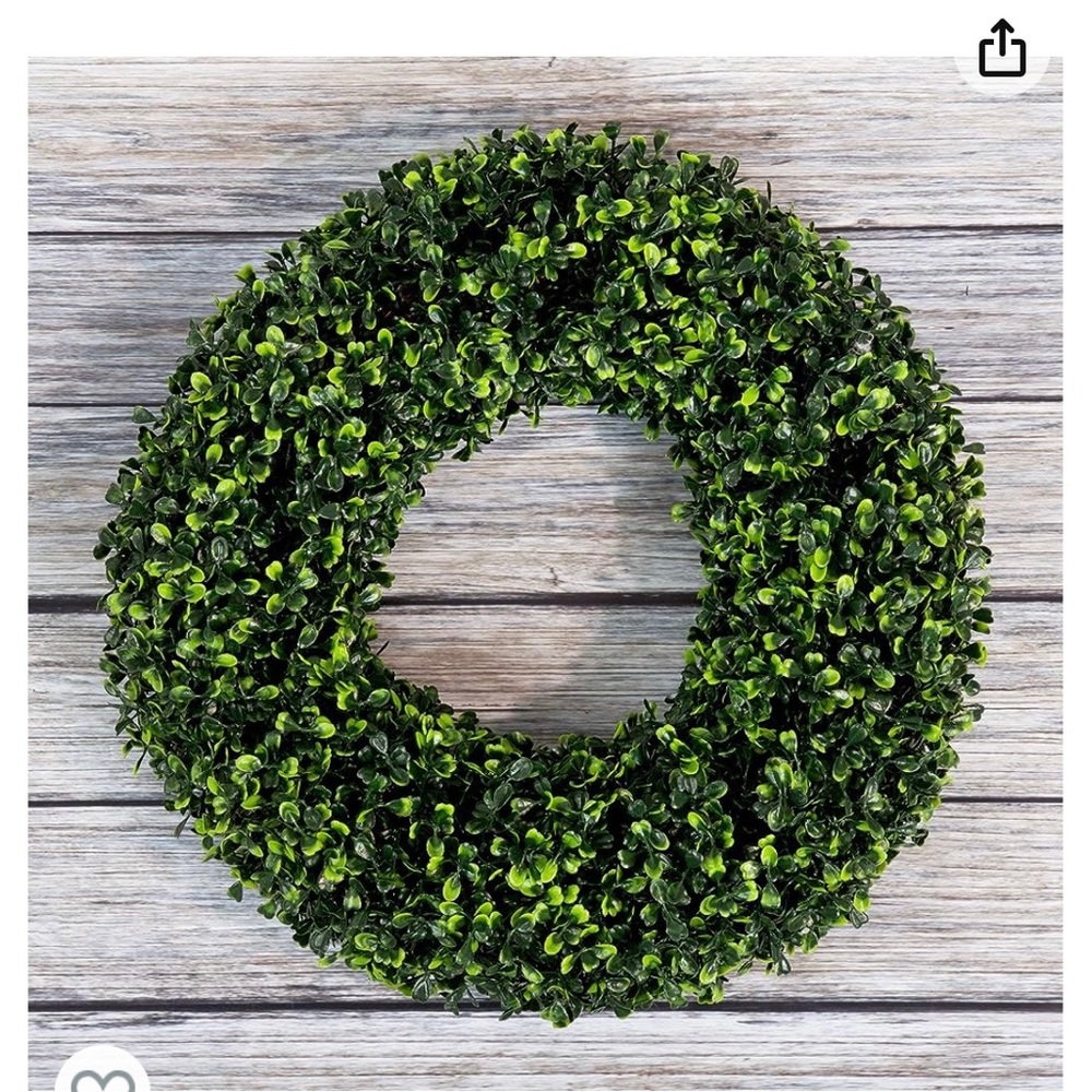 Outdoor wreath